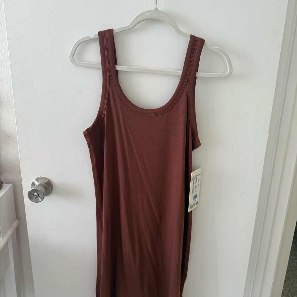 Lululemon Sleeveless Brown Dress